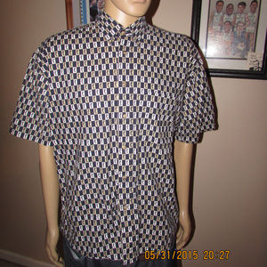 ALEXANDER MARTIN Golf Player Button Down Shirt L